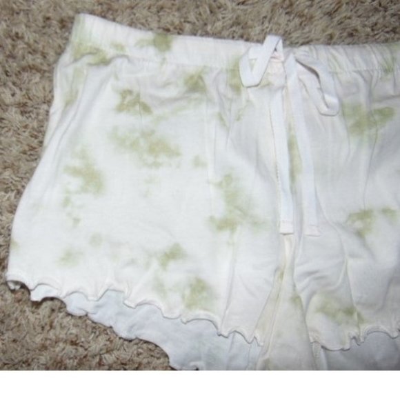 Womens Pajamas Green Small Good Dreams Only Top & Shorts Lauren Conrad Summer - Picture 4 of 9